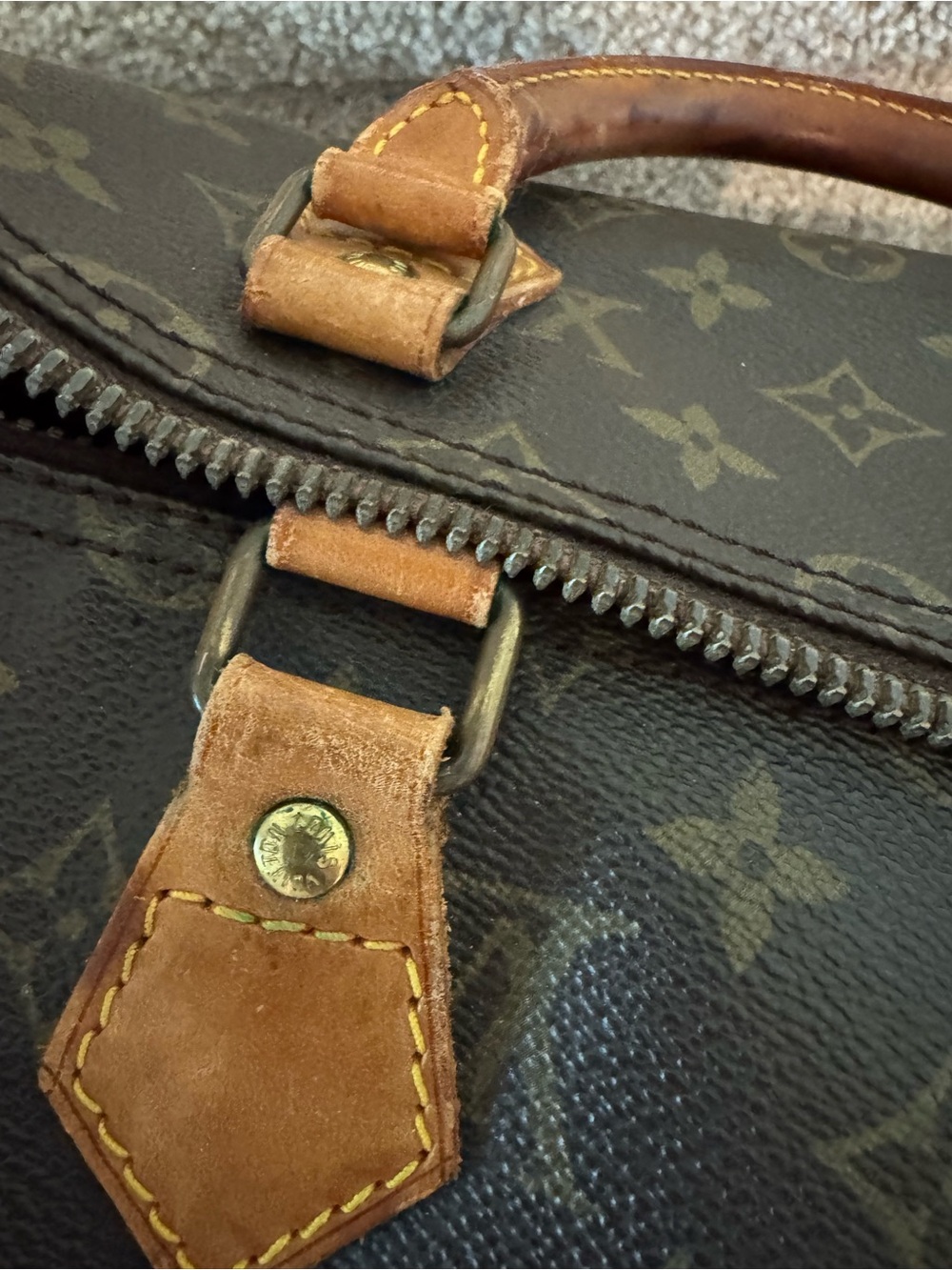Vintage Louis Vuitton Brown Monogram Speedy 30 - Picture 5 of 16